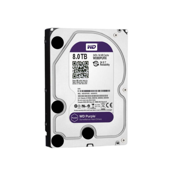WD - Purple - HDD - 8Tb  Dahua Surveillance (ОРИГИНАЛ)